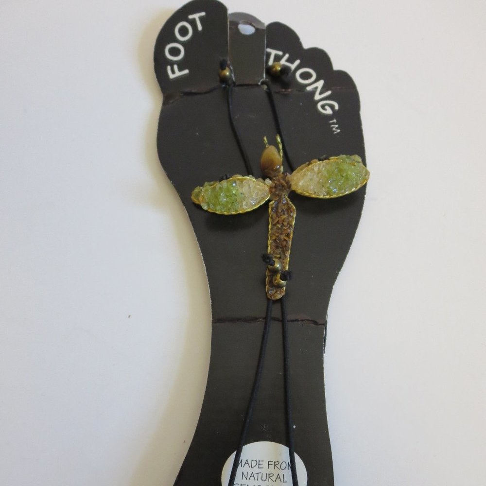 Real Gems Foot Thong Jewelry